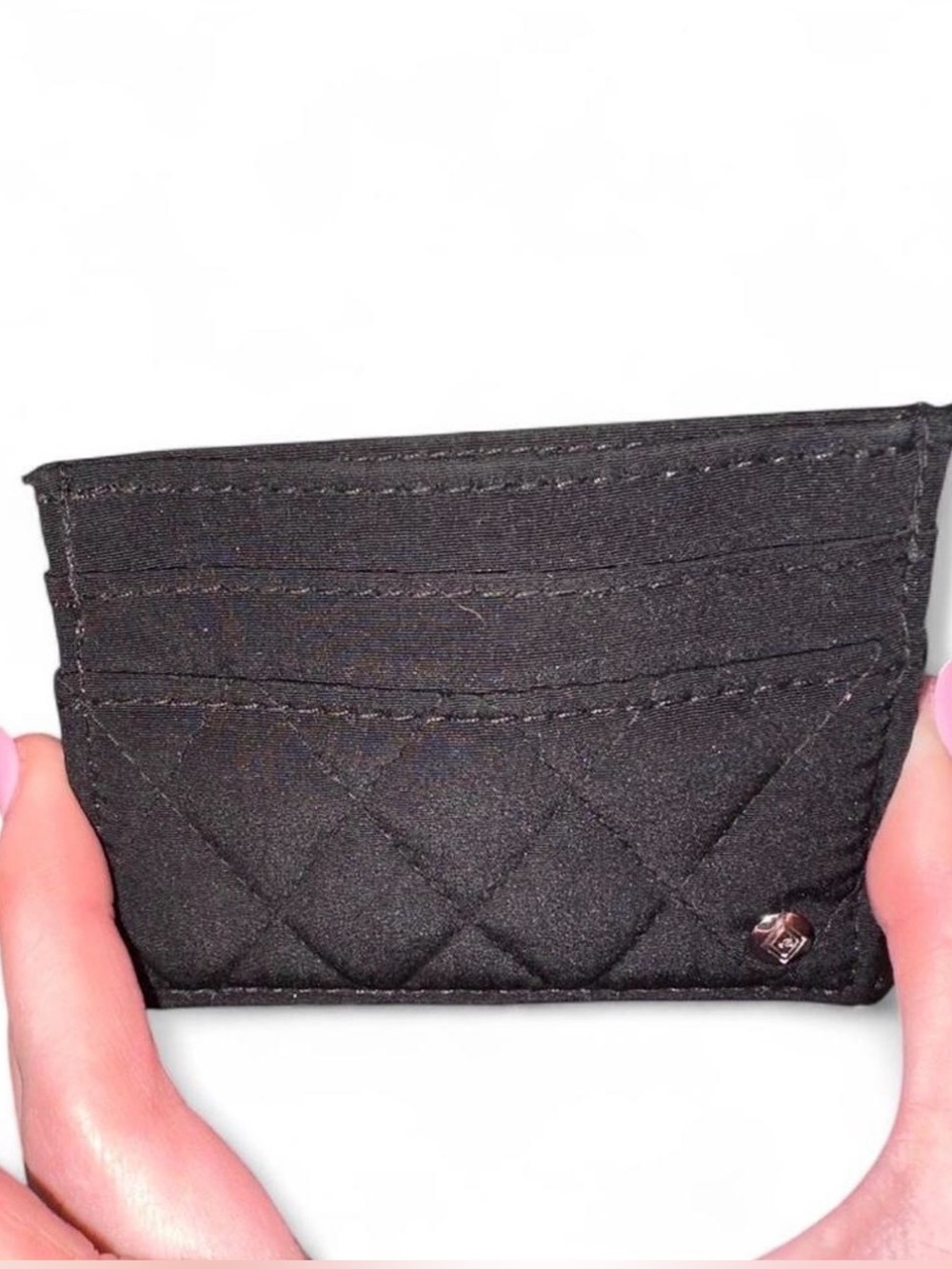 Black Quilted Card Holder (Vera bradley)